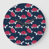 Rode schildpad grote klok (Voorkant)