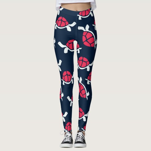 Rode schildpad leggings (Voorkant)