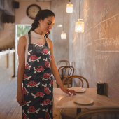 Rode schildpad schort