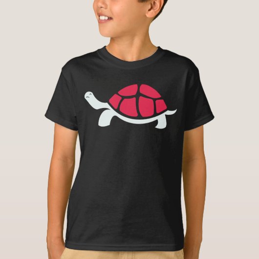 Rode schildpad t-shirt (Voorkant)