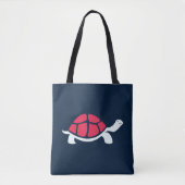 Rode schildpad tote bag (Voorkant)