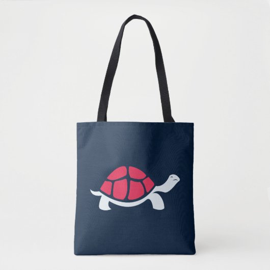 Rode schildpad tote bag (Voorkant)