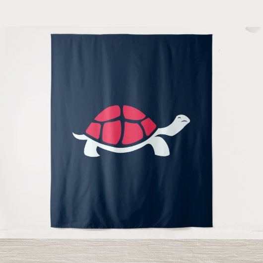 Rode Schildpad Wandkleed (Voorkant)
