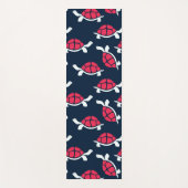 Rode schildpad yogamat (Voorkant)