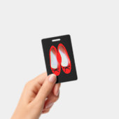rode schoenen badge (Handheld)