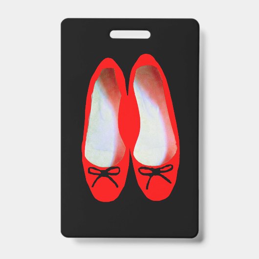 rode schoenen badge (Voorzijde)