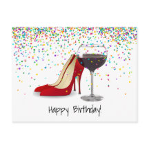 Rode schoenen en rode wijn