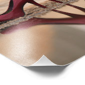 Rode schoenen foto afdruk (Hoek)