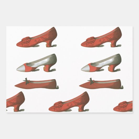  rode schoenen inpakpapier vel (Voorkant 2)
