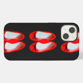 Rode Schoenen iPhone Hoesje (Achterkant horizontaal)