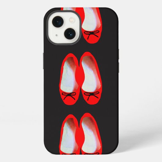 Rode Schoenen iPhone Hoesje (Achterkant)