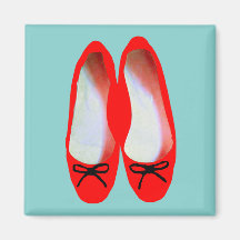 rode schoenen magneet