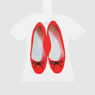 rode schoenen ornament