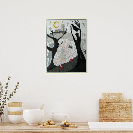 Rode schoenen poster (Keuken)