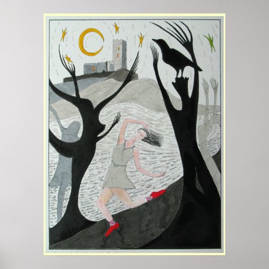 Rode schoenen poster (Voorkant)