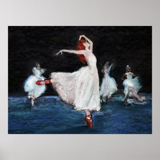 Rode schoenen poster (Voorkant)