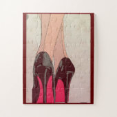 Rode schoenen puzzels (Verticaal)