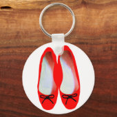 rode schoenen sleutelhanger (Voorkant)