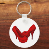 Rode schoenen sleutelhanger (Voorkant)