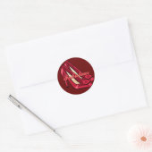 Rode Schoenen Stickers (Envelop)