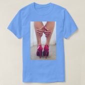 Rode schoenen t-shirt (Design voorkant)