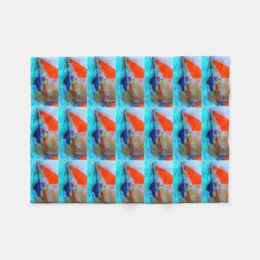 rode schoenendeken fleece deken (Voorkant (Horizontaal))