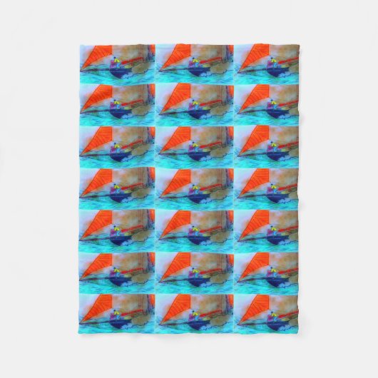 rode schoenendeken fleece deken (Voorkant)