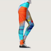 rode schoenenkop leggings (Rechts)