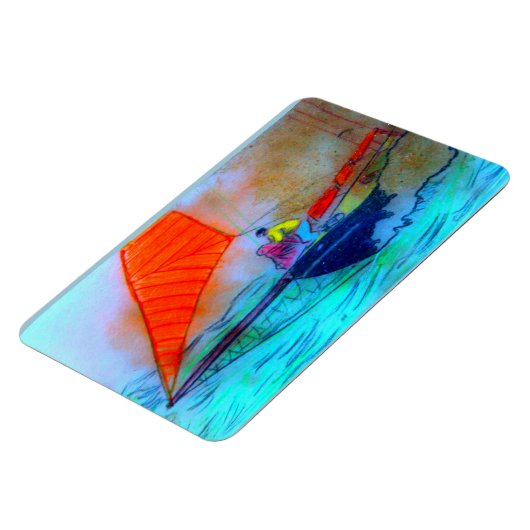 rode schoenenkop magneet (Linkerzijde)