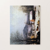 Rode school Winter George Henry Durrie 1858 Legpuzzel (Verticaal)