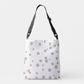 Rode schoonheid op jacht, bosbewoners crossbody tas (Achterkant)