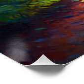 Rode schoonheid op jacht, bosbewoners perfect poster (Hoek)