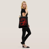Rode Schorpioen Astrologie Zodiac Teken Schorpioen Tote Bag (Op model)