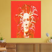 Rode Schorpioen Canvas Afdruk (Insitu (Woonkamer))