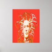Rode Schorpioen Canvas Afdruk (Voorkant)