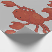 Rode Schorpioen Illustratie Cadeaupapier