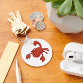Rode Schorpioen Illustratie Sleutelhanger
