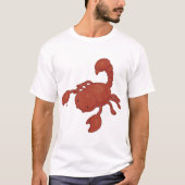 Rode Schorpioen Illustratie T-shirt (Voorkant)