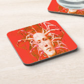 Rode Schorpioen Onderzetter (Linkerzijde)