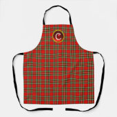 RODE SCHOTSE TARTAN, RODE ROBIJN EDELGESTEENTE INI SCHORT (Voorkant)