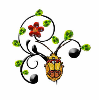 Rode schouderwets leder fotobeeldje button