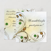 Rode schouderwets leder kaart (Voorkant / Achterkant)