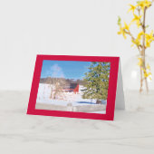 Rode Schuur achter Omheining op "Nationale Snoeken Kaart (Gele Bloem)