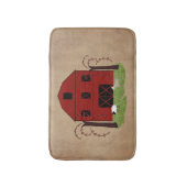 Rode schuur badmat (Voorkant Verticaal)