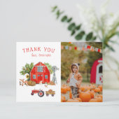 Rode Schuur | Boerderij Thema Verjaardags Dankkaar Bedankkaart (Staand voorkant)