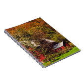 Rode schuur in de herfst notitieboek (Rechterzijde)