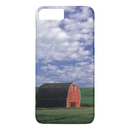 Rode schuur in tarwe- en gerstveld in Whitman Case-Mate iPhone Case (Achterkant)
