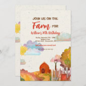 Rode Schuur Kaart (Voorkant / Achterkant)