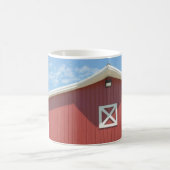 rode schuur koffiemok (Center)