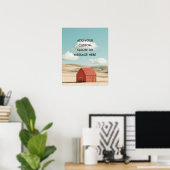 Rode Schuur - Maak Je Eigen Spreuk Poster (Thuiskantoor)